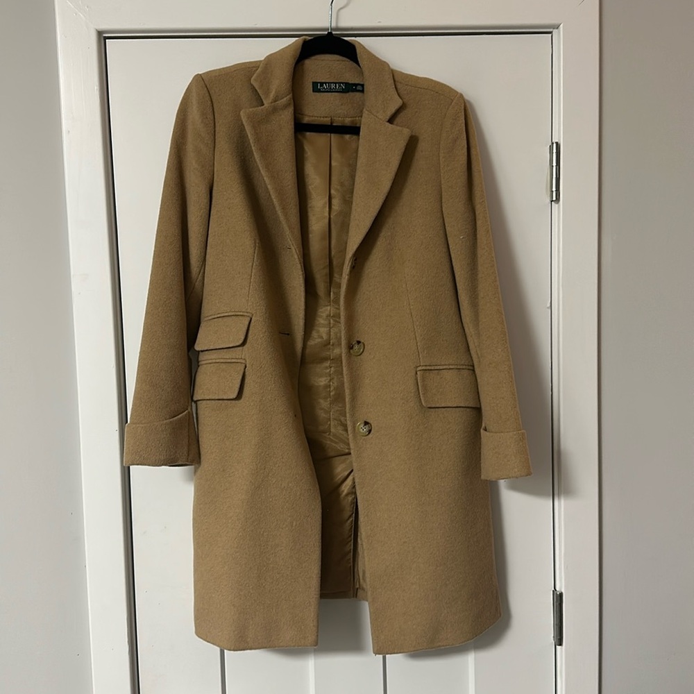 Ralph Lauren Camel Wool Coat